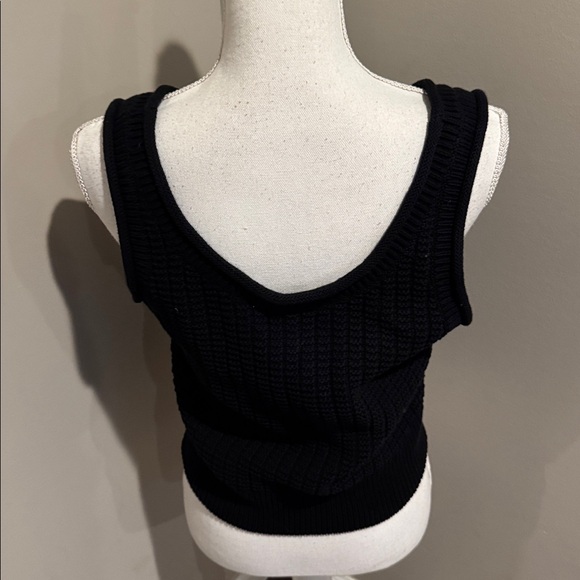 Quince NWT 100% organic cotton waffle stitch sweater tank size large - Picture 11 of 14